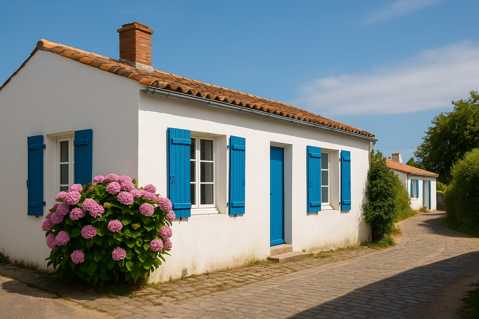 Maisons typiques île d'Oléron