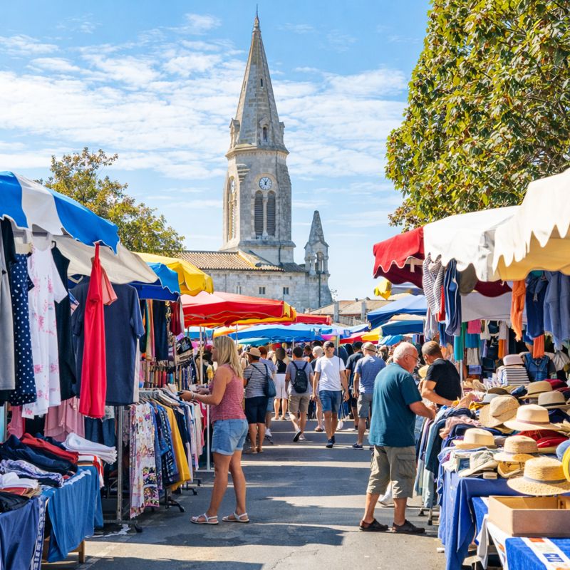 Marché local île d'Oléron
